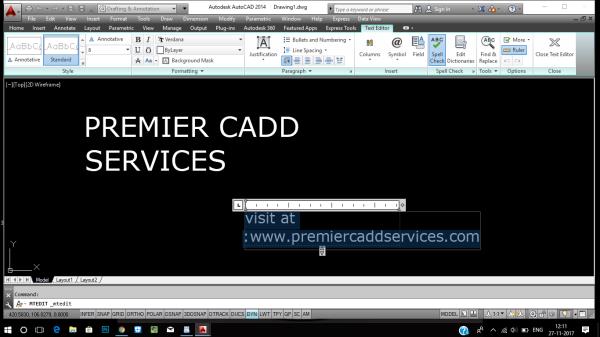 standard text style