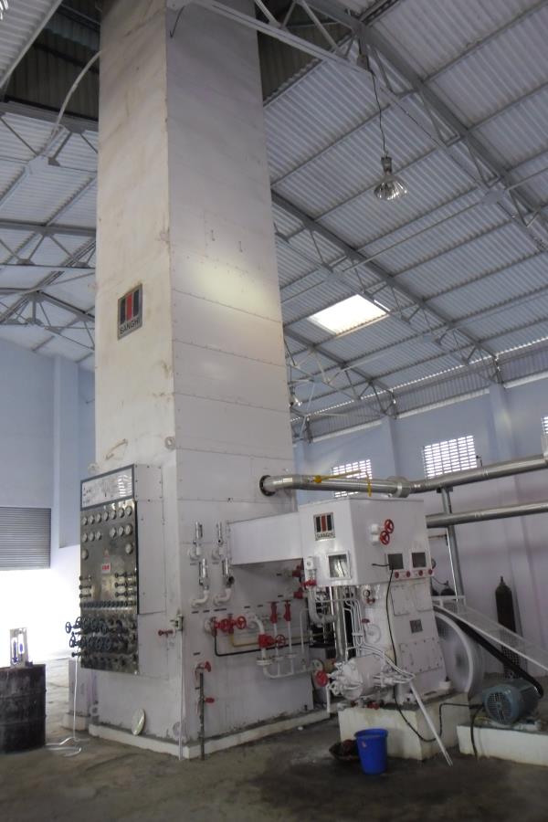 Air Separation Unit Of The Oxygen Gas Plant.Air 