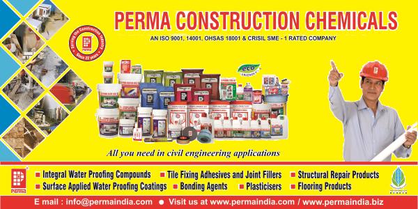 Perma India is the leading Manufacturer of Construction Chemicals . We manufacturer & Export entire range of construction chemicals under compliance of ISO 9001, 14001 & OHSAS 18001 certified . Perma Construction Chemicals for Waterproofing is highly demanded in India. If you required Construction Chemical all across the globe then please reach us at info@permaindia.com For more information please visit us : http://permaindia.com/ or http://permaindia.biz/