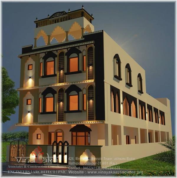 Vinayaka Associates & Construction Consultancy . New hotel project in Udaipur www.Vinayakaassociates.org 9460438322 Vinayaka Associates prov. Services:- Architect; Interior ; Construction ; Consultancy . Vinayaka Associates is ISO certifit Company