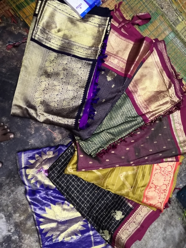bannaras tissue saree