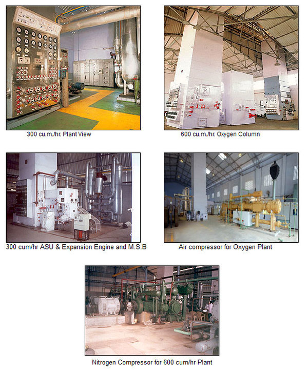 Oxygen / Nitrogen Gas Plants