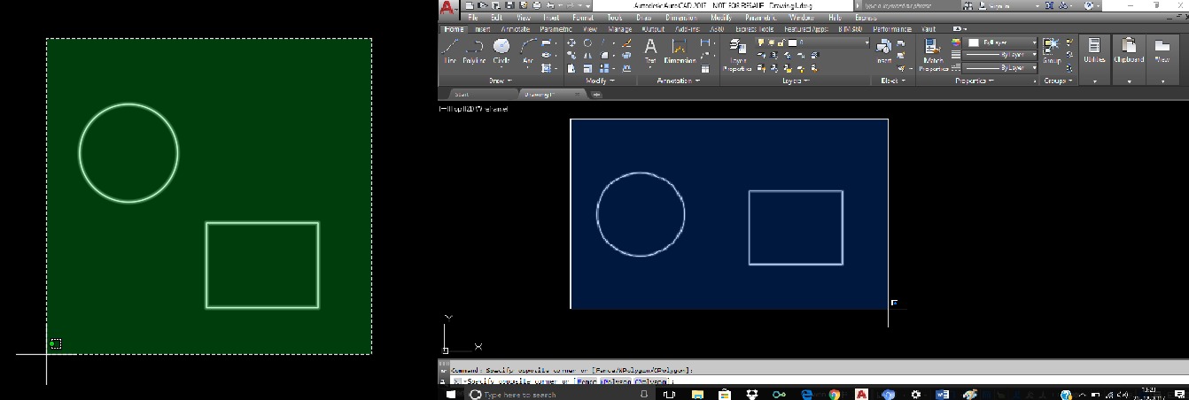 selection rectangle