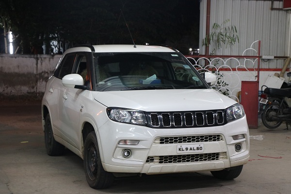 front chrome grill
