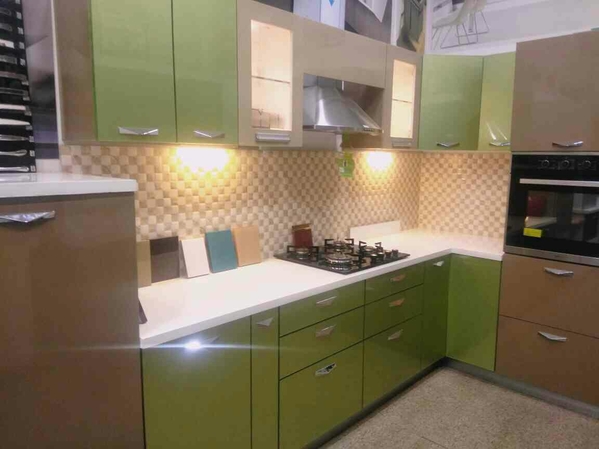 display unit acrylic finish