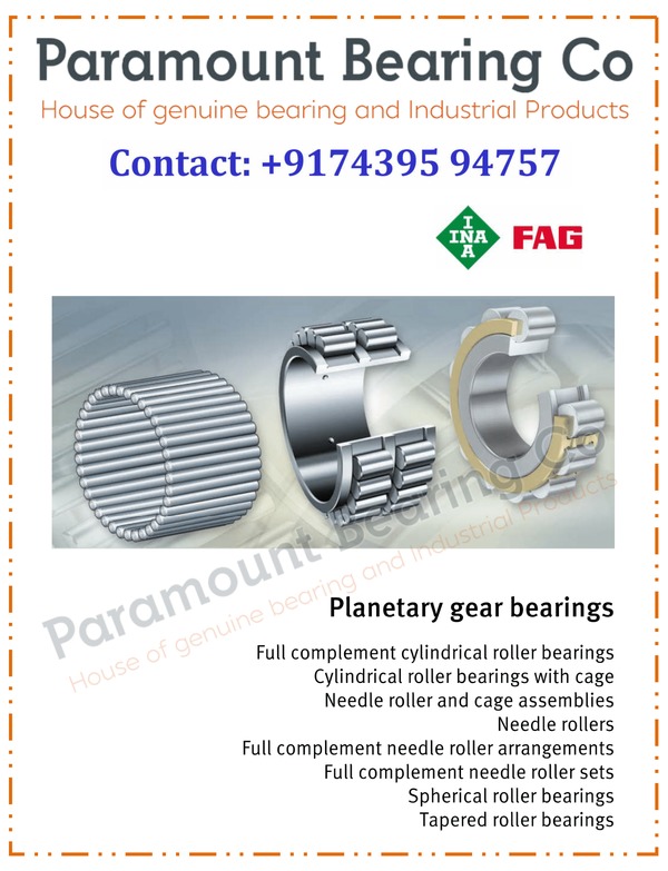 Gear Bearings Cylindrical Roller Be SKF FAG NSK NTN HIWIN