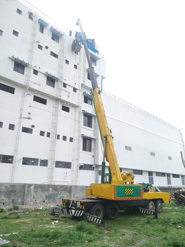 hire crane tyre mounted hire e