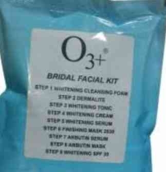 O3 Bridal Facial, Italian Wax, Sara Pedi