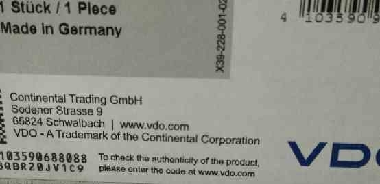 Continental brand new injector