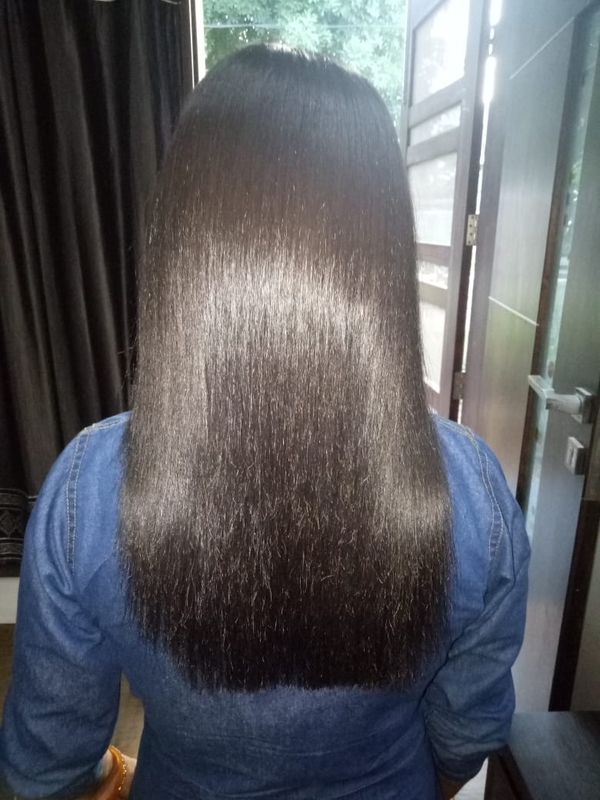 Keratine treatment For freezy unmanageab