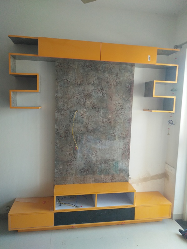 living room design pune