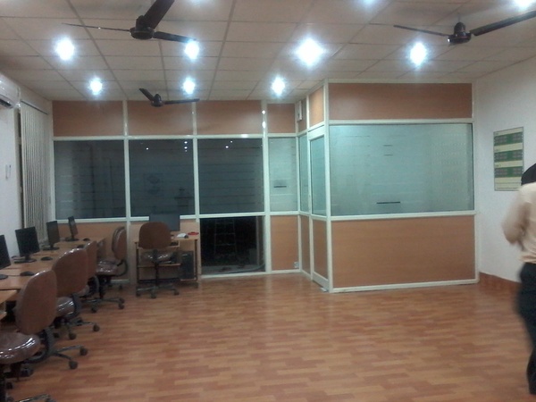 black color partition