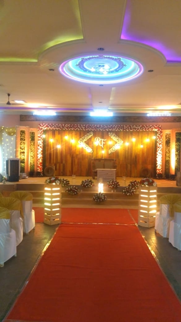 marriage hall interior decorat