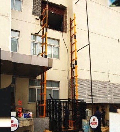flameproof goods lift