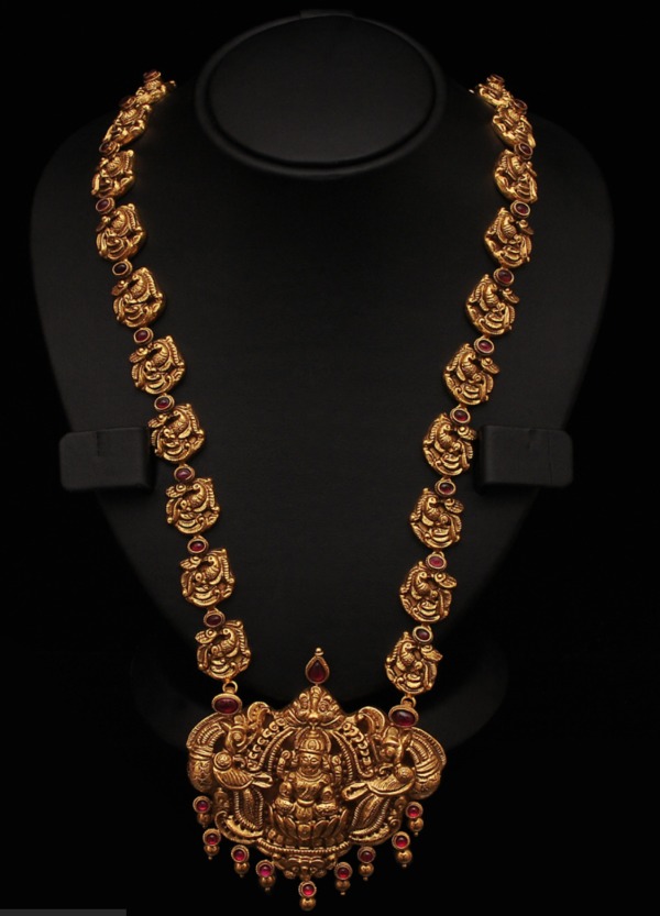 antique nagas gold peacock lak