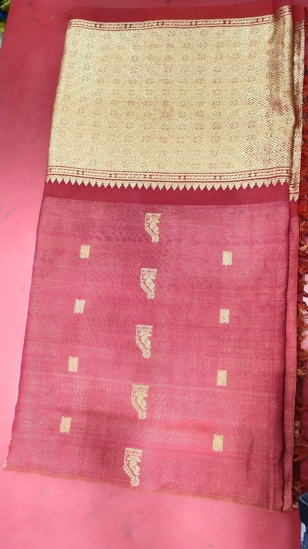 bannaras tissue saree