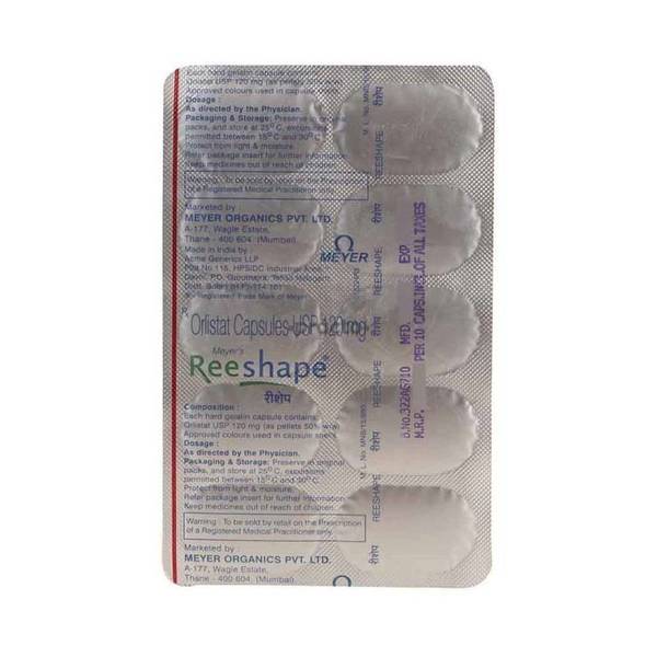 Reeshape orlistat capsules 120mg