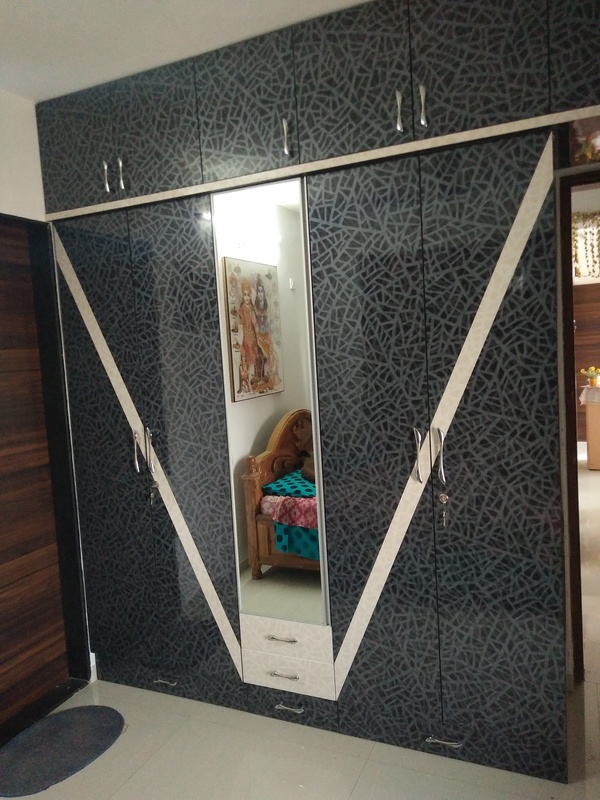 black wardrobe cabinet