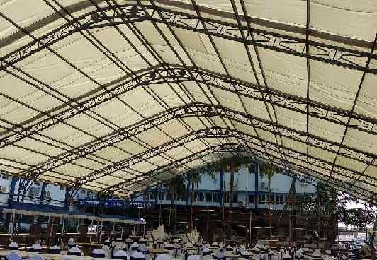 M.s dome structures covered wi