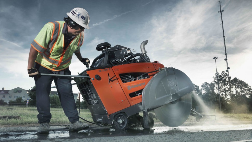 concrete and asphalt floor saw