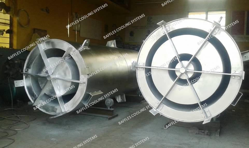 Shell & Tube Heat Exchanger For Refrigeratio BAFFLES COOLING SYSTEMS
