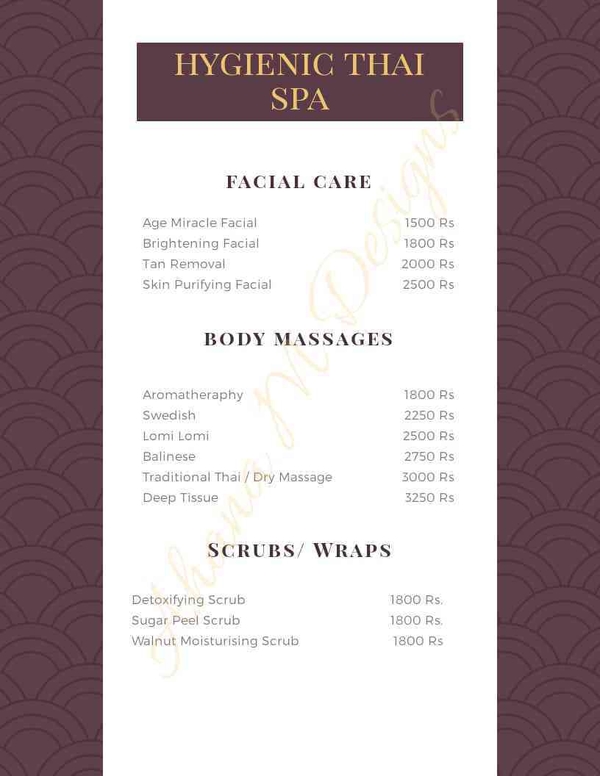 Other additional quick services at Hygie