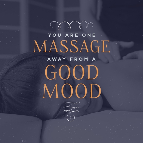 Have a good mood and a good massage  