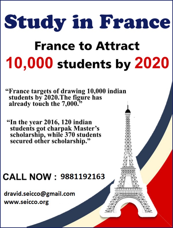 Study in France !! Hurry 