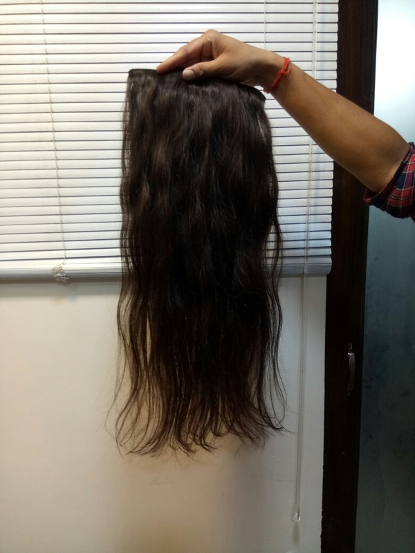 This is clip on hair extensions 