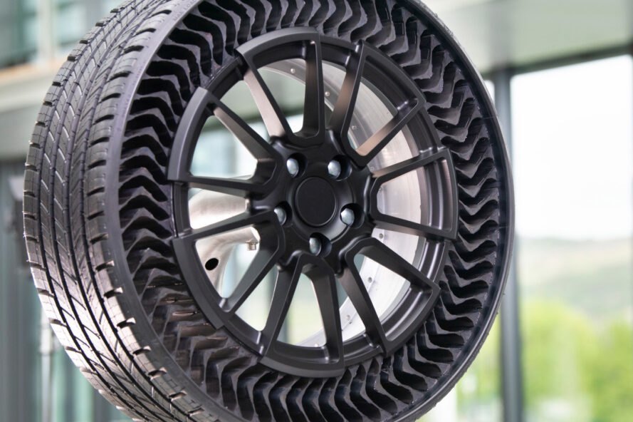 unique punctureproof tire syst