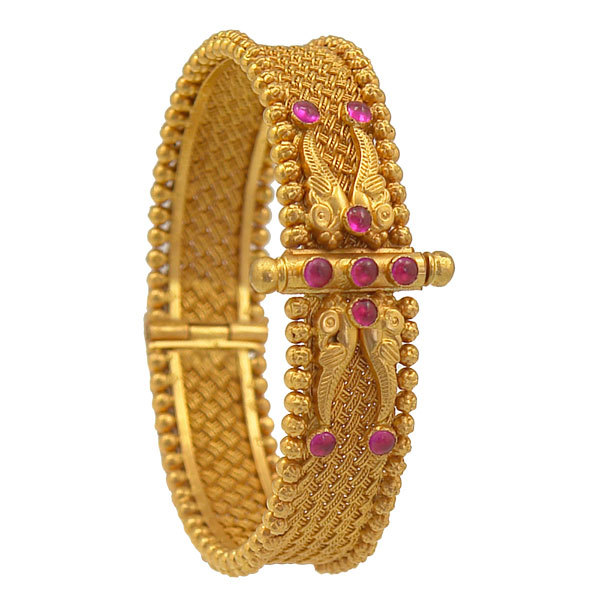 916 hallmarked gold kempu bang