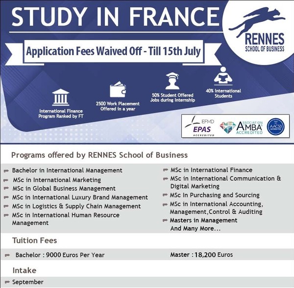 Study in Rennes School Of