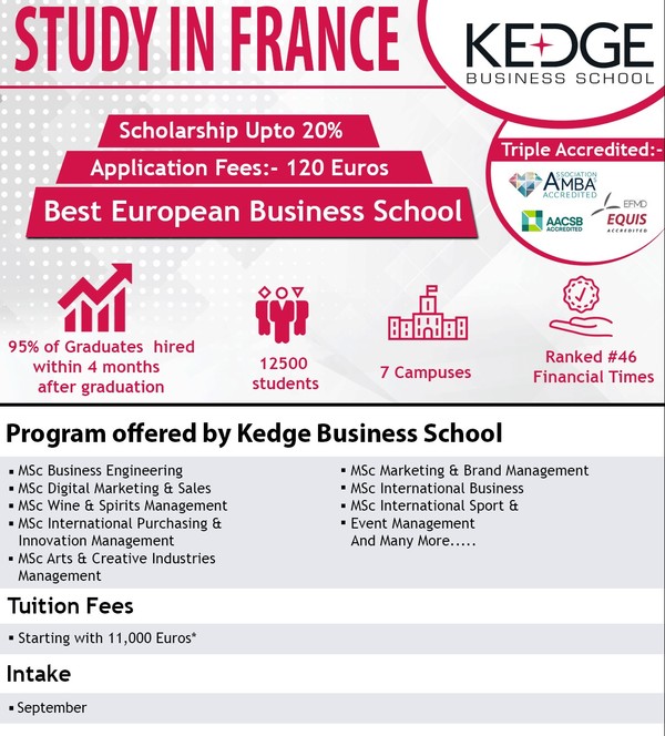 Study in Kedge Business S