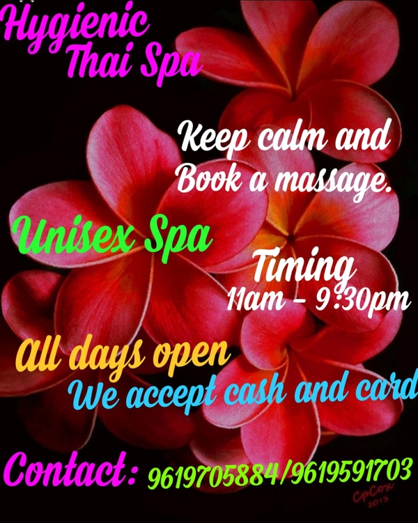 Keep calm and book a massage .