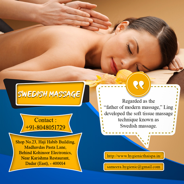 Swedish Massage at Hygienic Thai Spa Dad