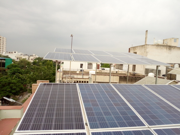 domestic solar plant