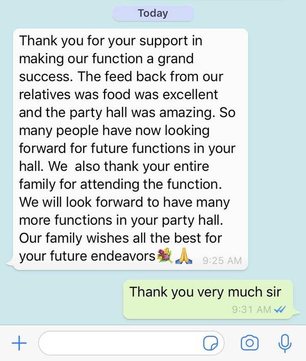 This a feedback from our custo