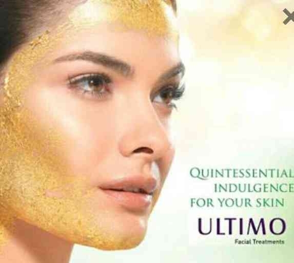 lotus ultimo 24 karat gold facial , rica