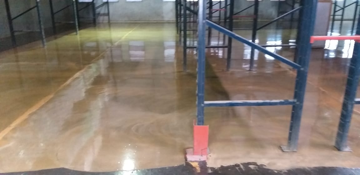 Epoxy screed or Epoxy Base Coat applied on th K2P Industries
