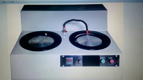 automatic double disc polishin