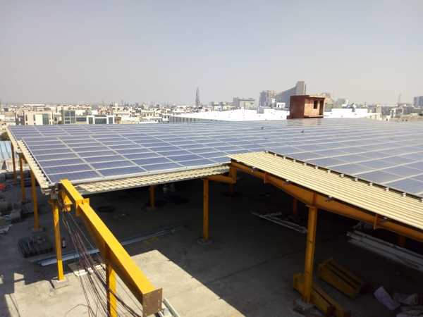 solar industrial power plant