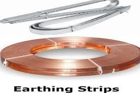  EARTHING STRIPS GI, COPPER AV
