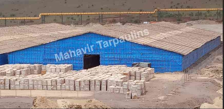 Shed for refractory storage...