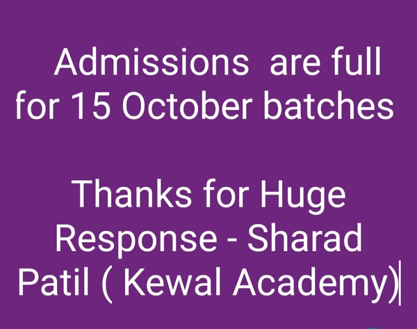 Admissions are full for m
