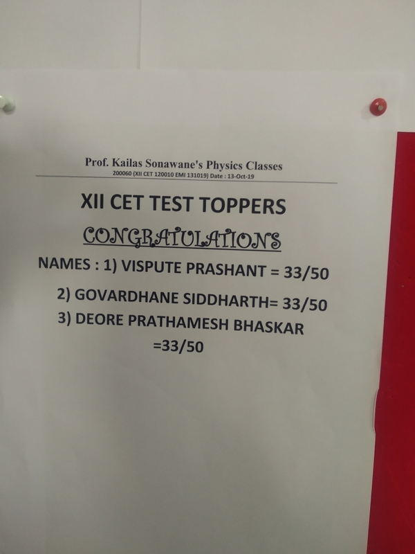 Prof Kailas Sonawane's Ph