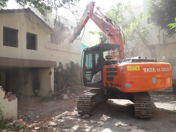 anna nagar shanti colony demol