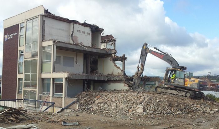 high rise demolition nungambak