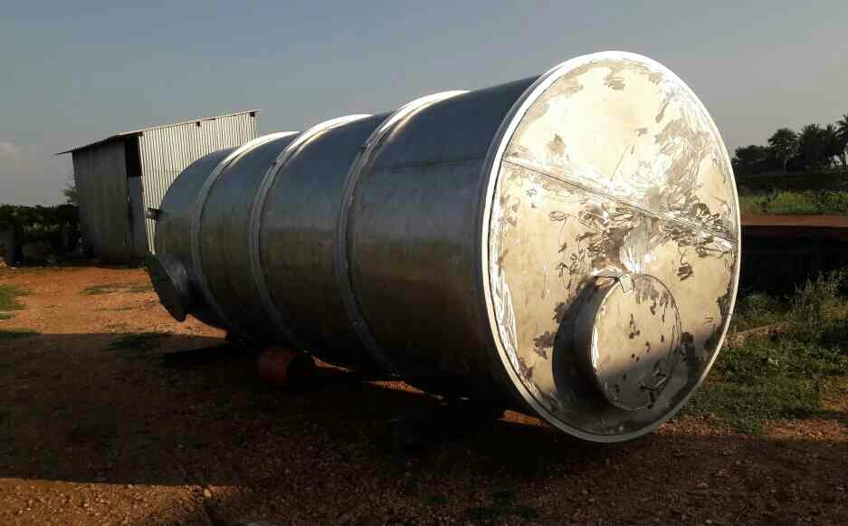 ss tank food grade 16.5 ton capacity 5 lakhs. 