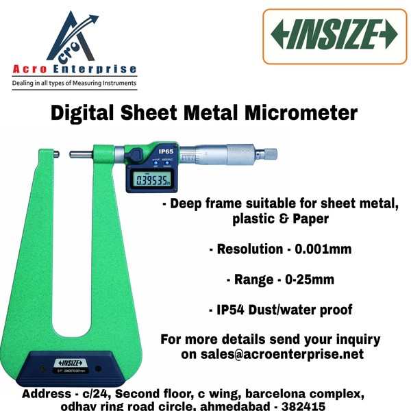 spindle digital micrometer