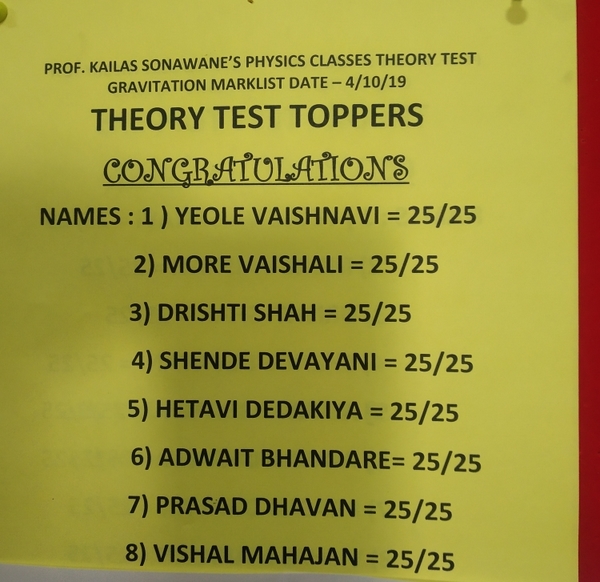 Prof Kailas Sonawane'sPh